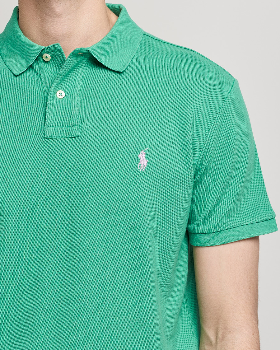 Herre | Polotrøjer | Polo Ralph Lauren | Custom Slim Fit Polo Raft Green