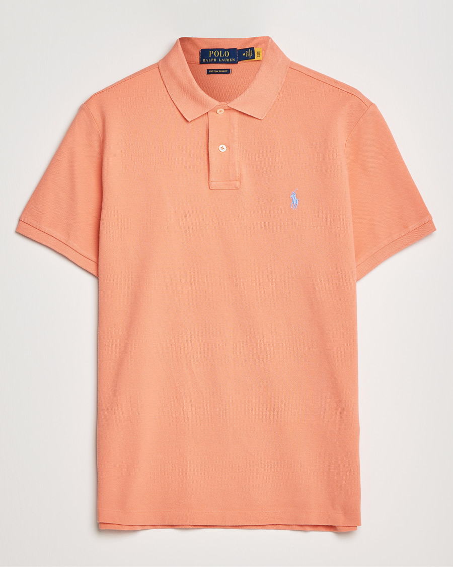 Herre | Polotrøjer | Polo Ralph Lauren | Custom Slim Fit Polo Deep Mango