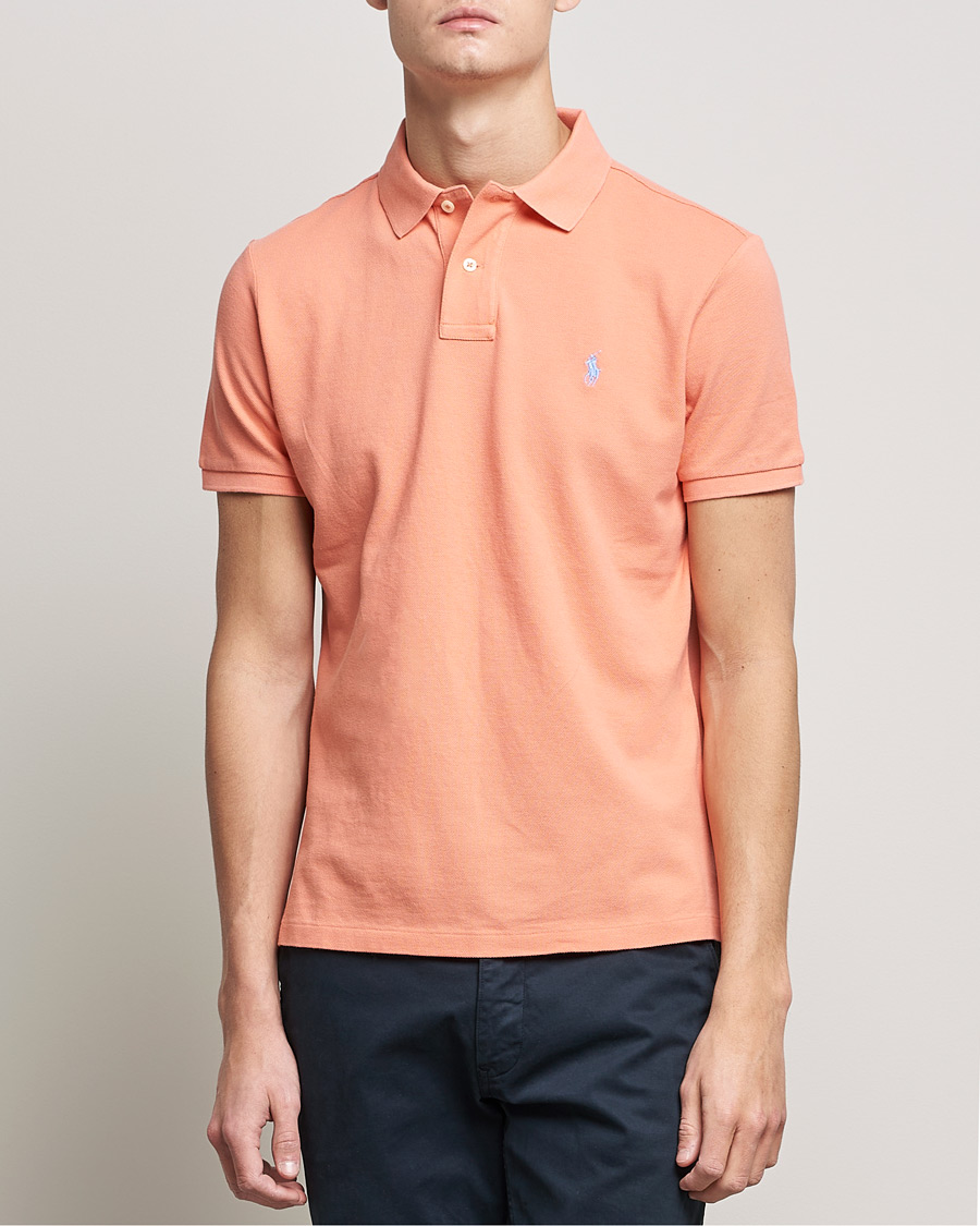 Herre | Polotrøjer | Polo Ralph Lauren | Custom Slim Fit Polo Deep Mango