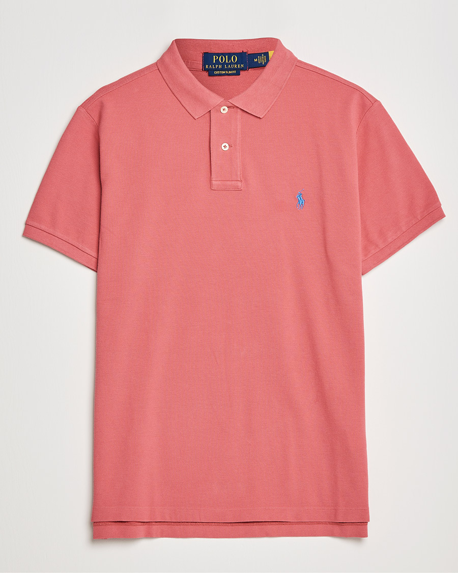 Herre | Polotrøjer | Polo Ralph Lauren | Custom Slim Fit Polo Adirondack Berry