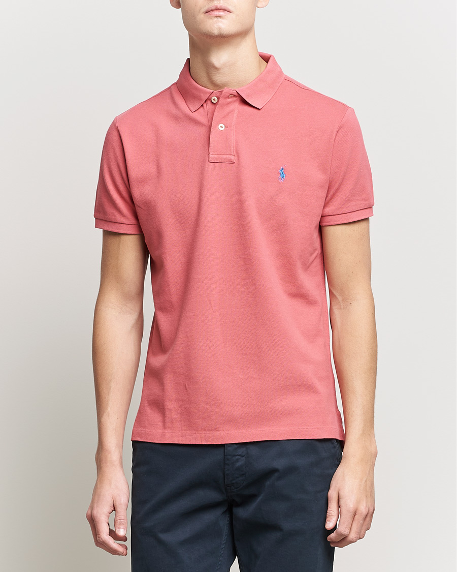 Herre | Polotrøjer | Polo Ralph Lauren | Custom Slim Fit Polo Adirondack Berry