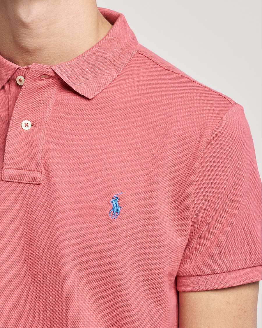 Herre | Polotrøjer | Polo Ralph Lauren | Custom Slim Fit Polo Adirondack Berry