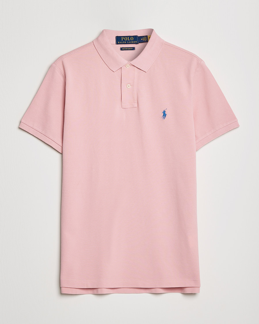 Herre | Polotrøjer | Polo Ralph Lauren | Custom Slim Fit Polo Adirondack Rose