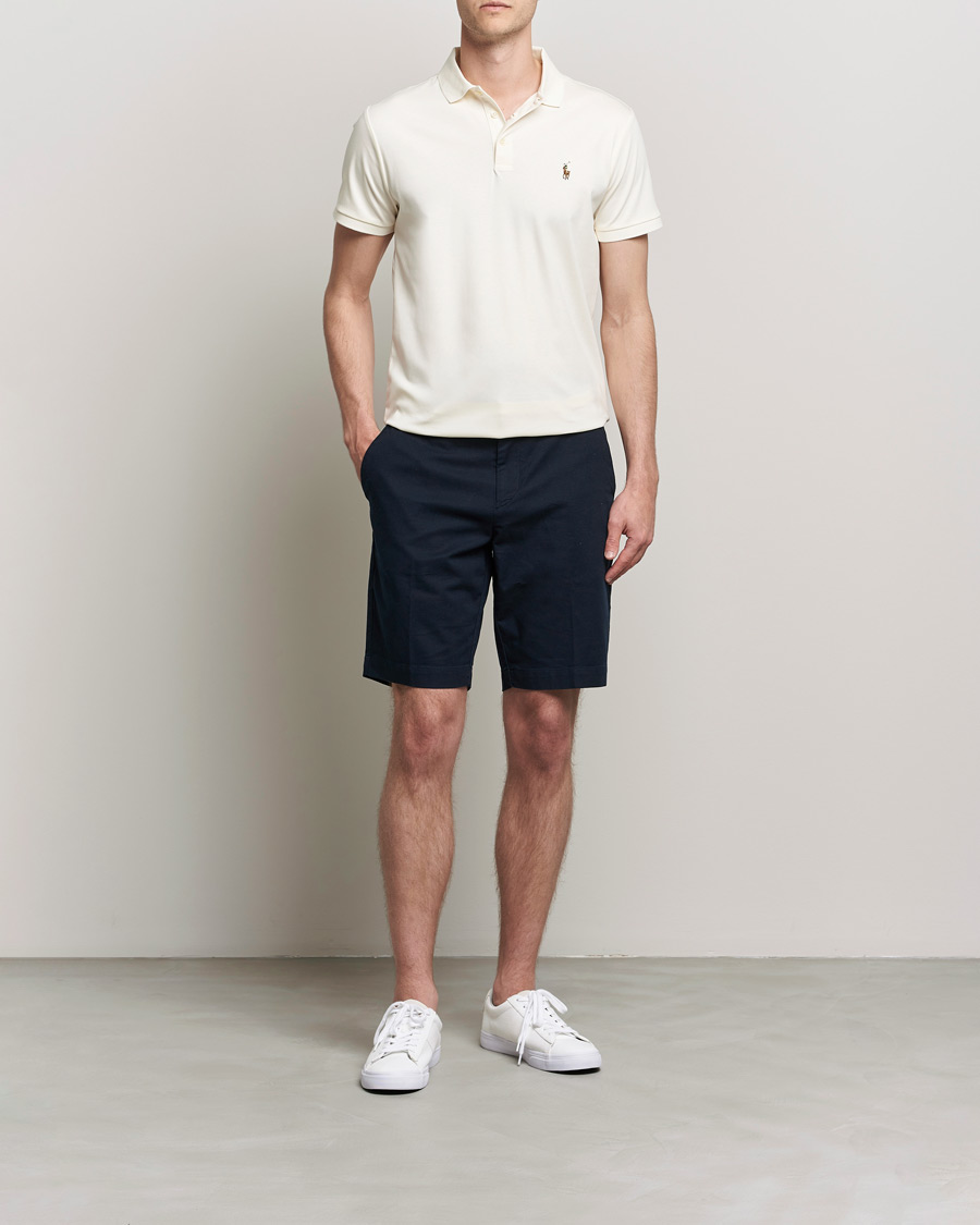 Herre | Polotrøjer | Polo Ralph Lauren | Luxury Pima Cotton Polo Clubhouse Cream