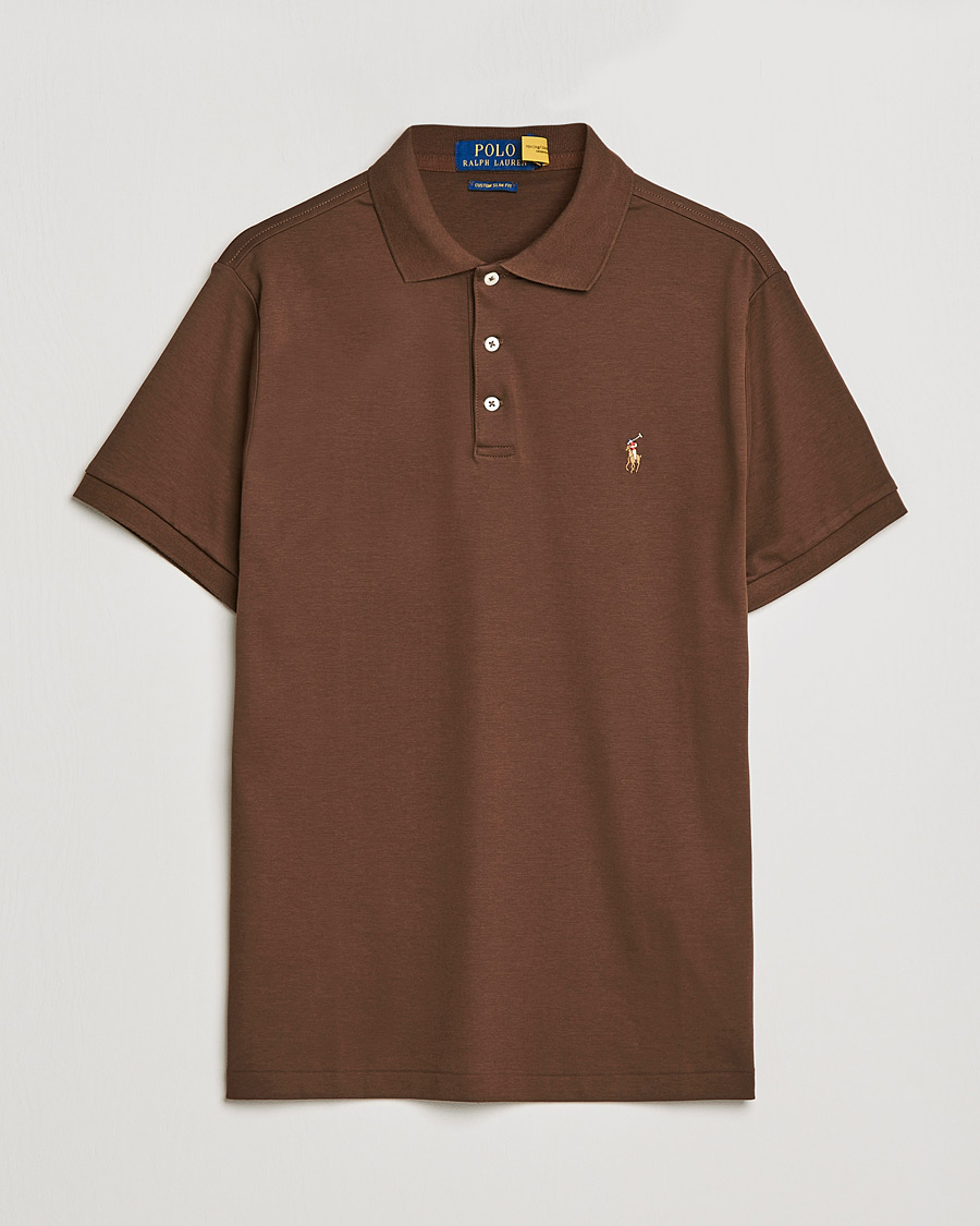 Herre | Polotrøjer | Polo Ralph Lauren | Luxury Pima Cotton Polo American Brown