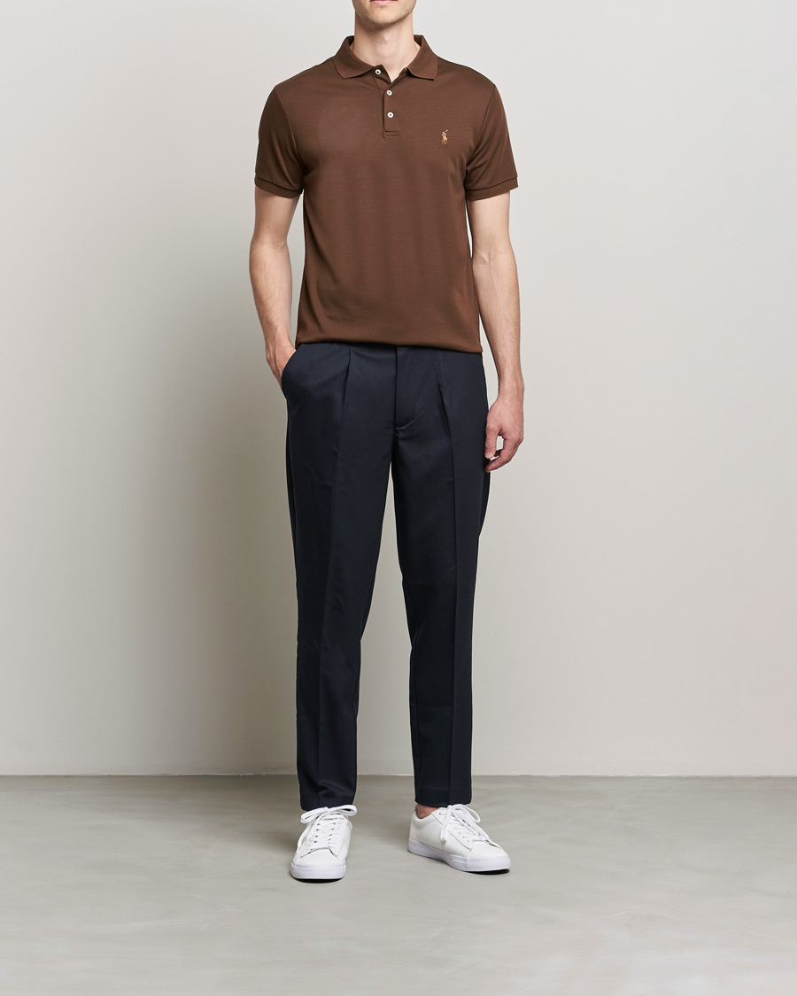 Herre | Polotrøjer | Polo Ralph Lauren | Luxury Pima Cotton Polo American Brown