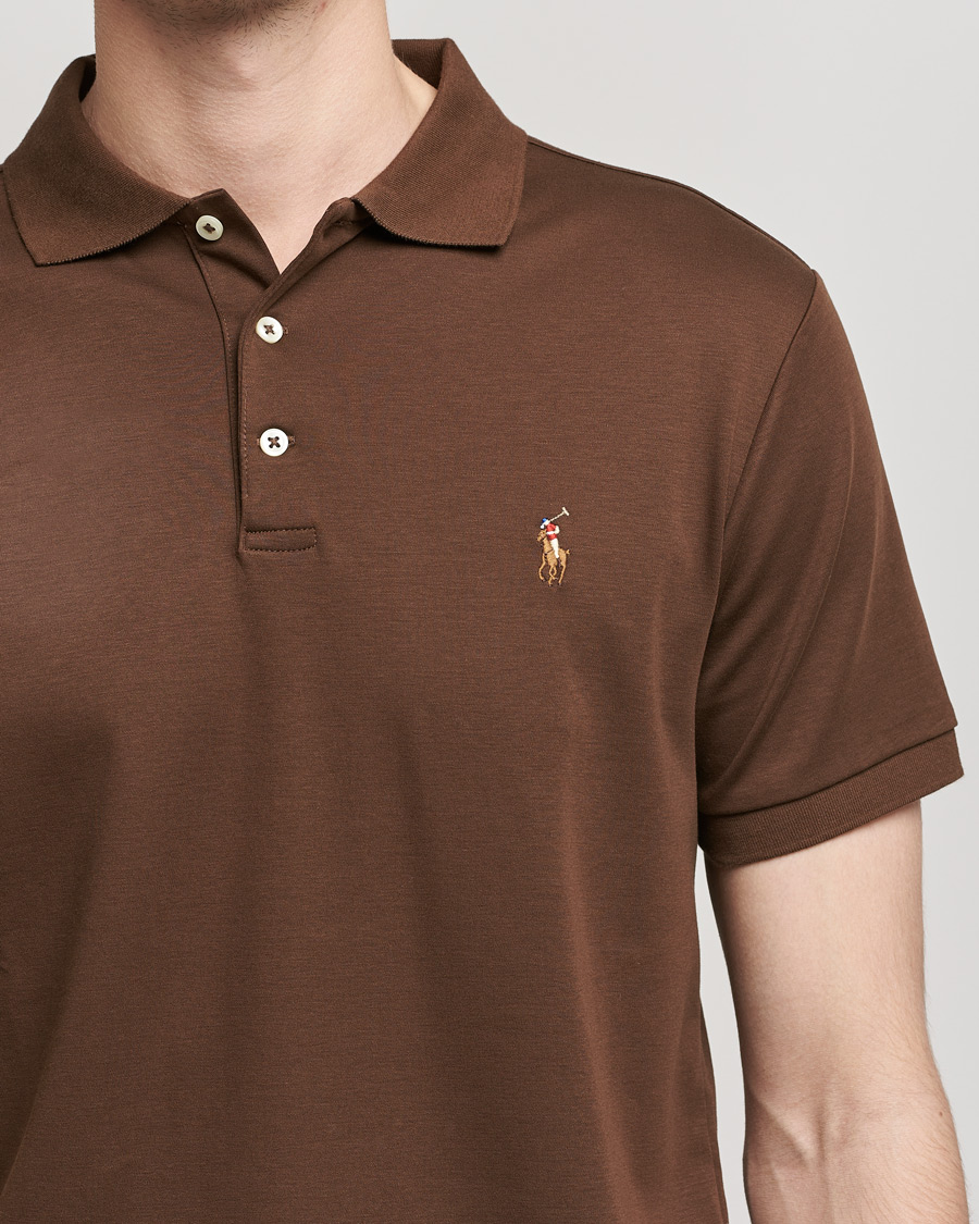 Herre | Polotrøjer | Polo Ralph Lauren | Luxury Pima Cotton Polo American Brown