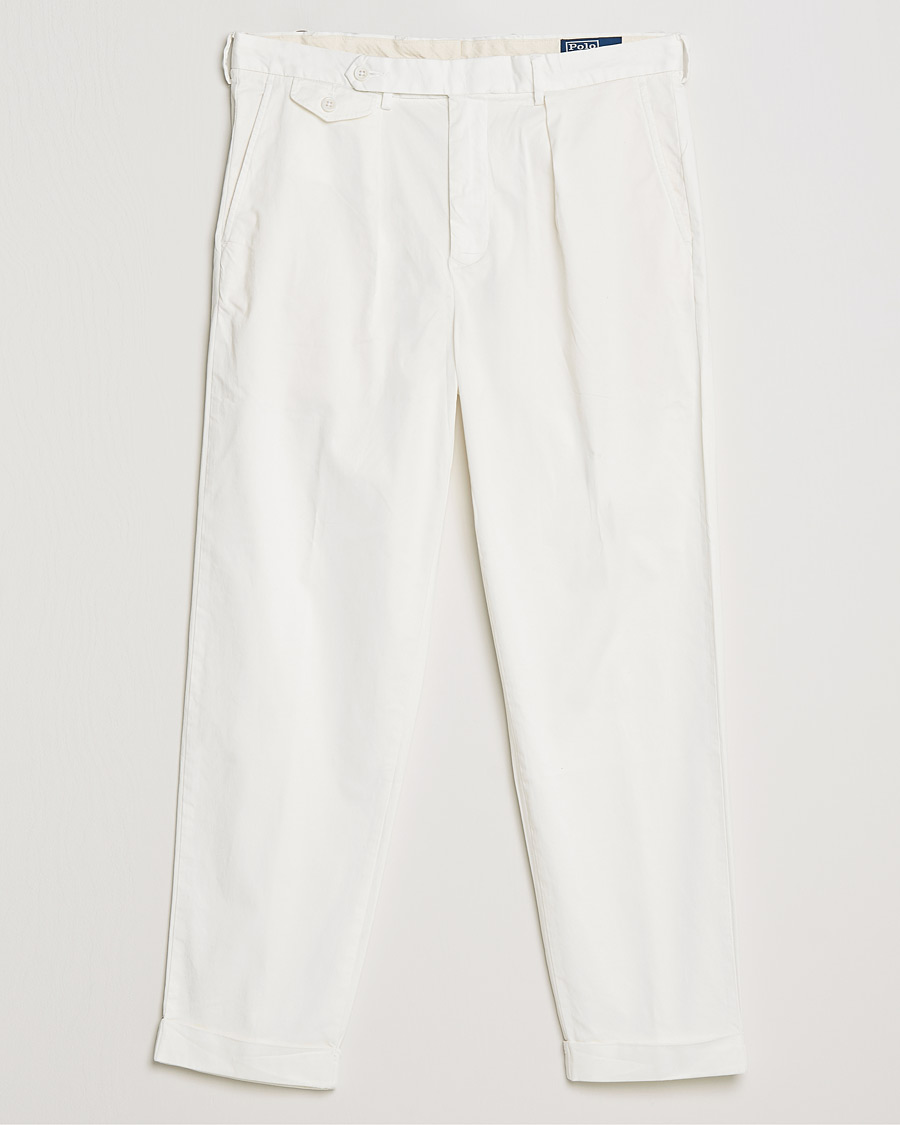 Herre | Bukser | Polo Ralph Lauren | Featherweight Twill Trousers Deckwash White