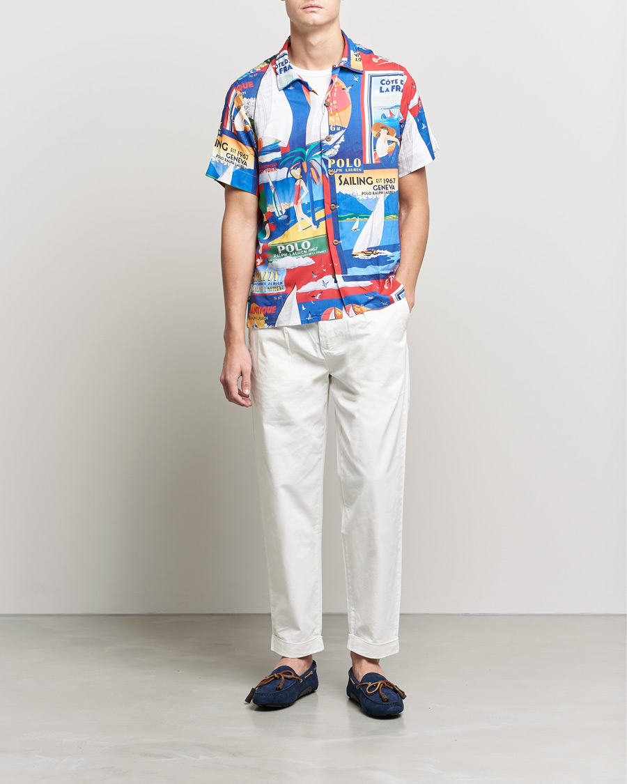 Herre | Bukser | Polo Ralph Lauren | Featherweight Twill Trousers Deckwash White