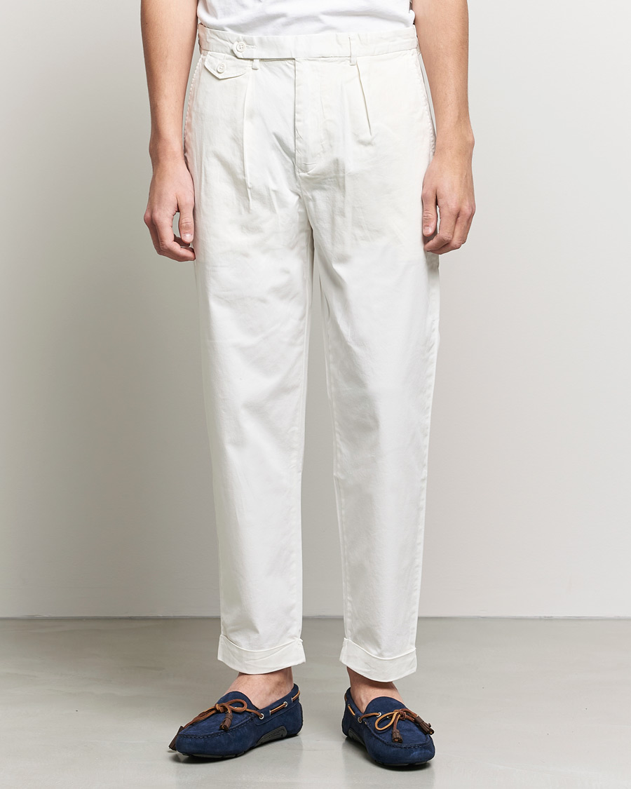 Herre | Bukser | Polo Ralph Lauren | Featherweight Twill Trousers Deckwash White