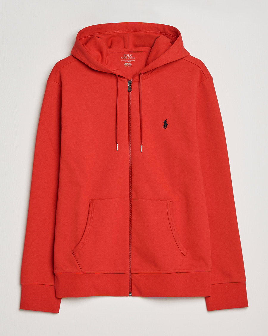 Herre | Trøjer | Polo Ralph Lauren | Tech Performance Full Zip Hoodie Red