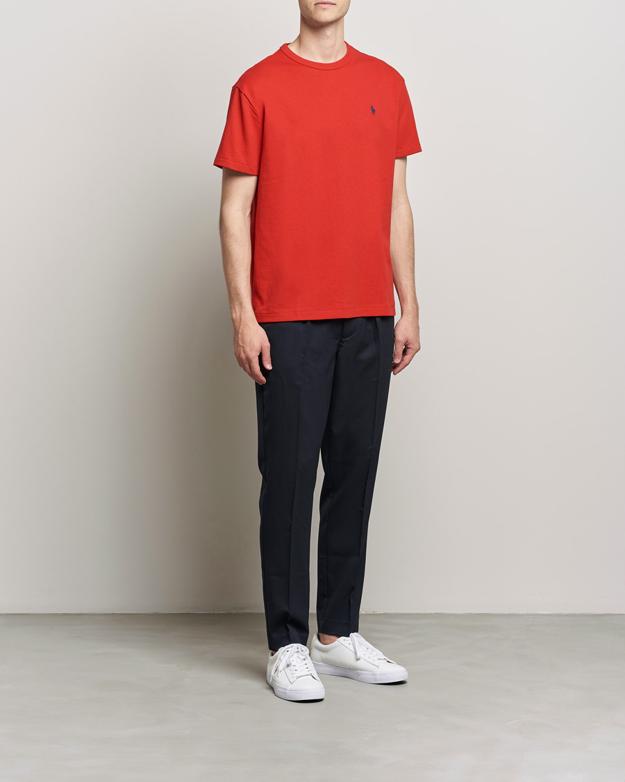 Herre | T-Shirts | Polo Ralph Lauren | Heavyweight Tee Red