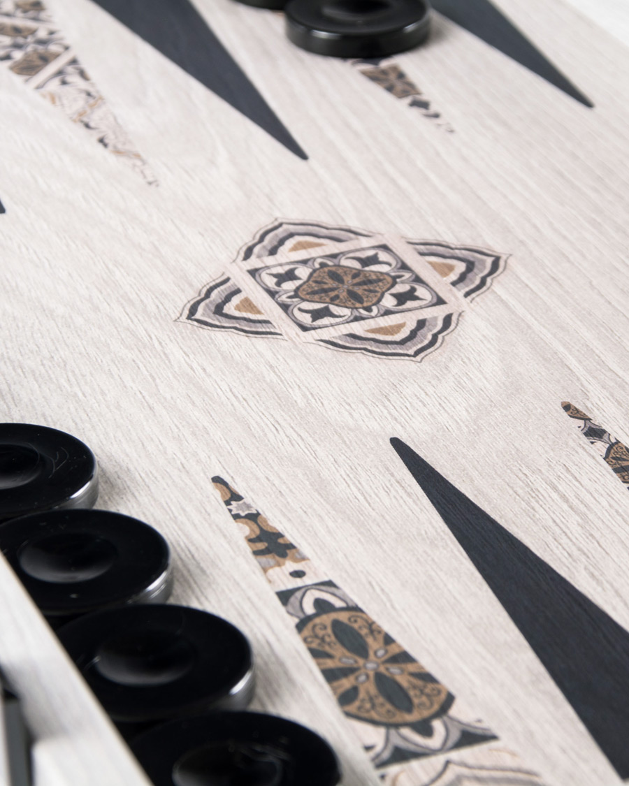 Herre | Til hygge i hjemmet | Manopoulos | Wooden Creative Moroccan Mosaic Backgammon 