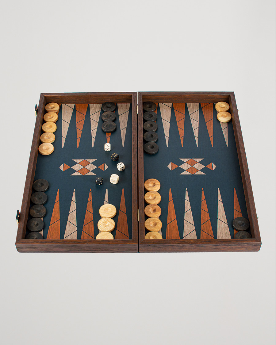 Herre | Spil & fritid | Manopoulos | Wooden Creative Boho Chic Backgammon