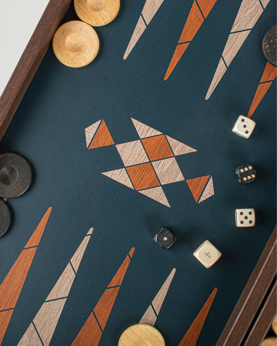 Herre | Til hygge i hjemmet | Manopoulos | Wooden Creative Boho Chic Backgammon 