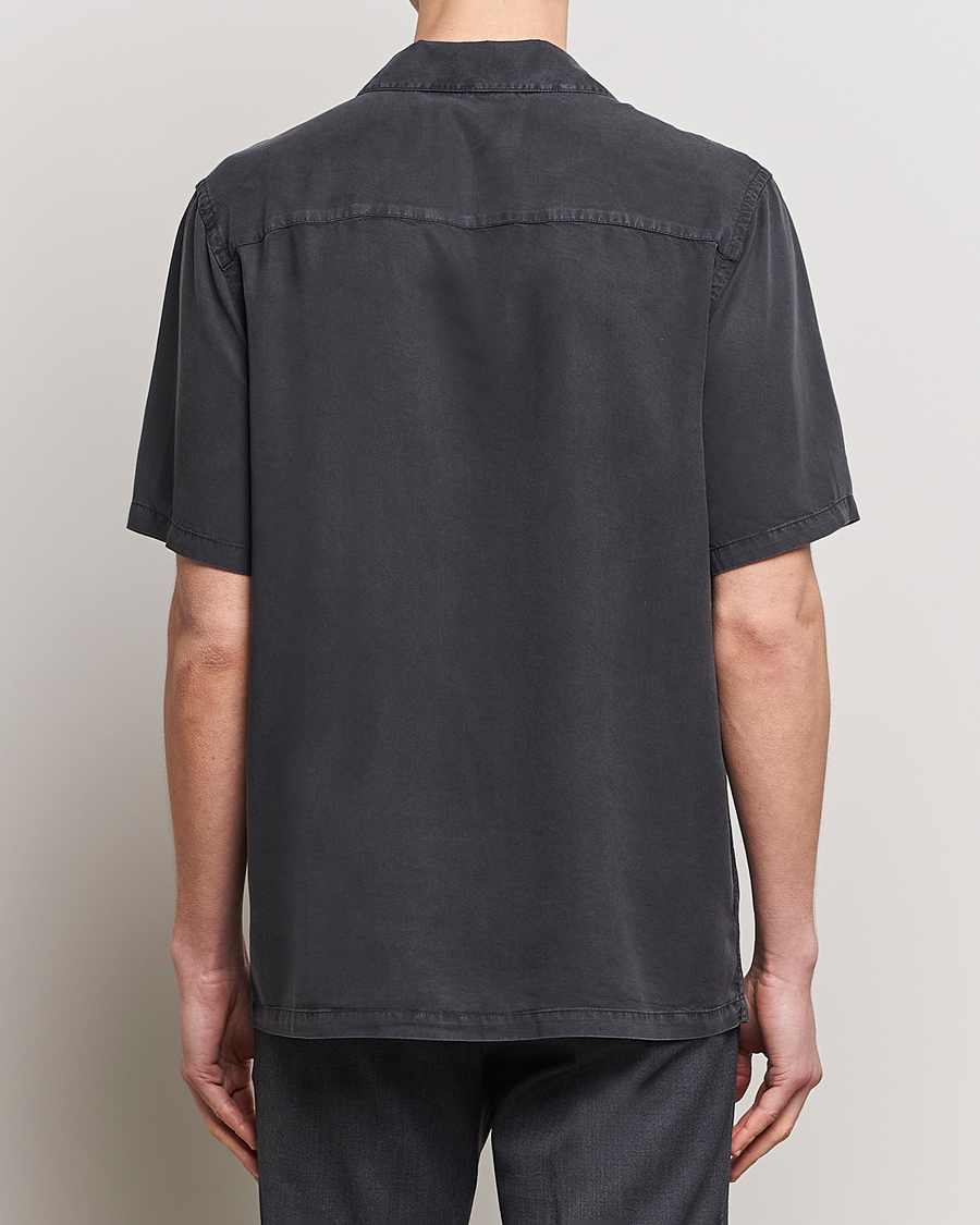 Herre | Skjorter | A Day's March | Yamu Lyocell Shirt Off Black