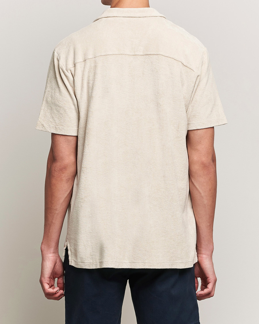 Herre | Skjorter | A Day's March | Yamu Short Sleeve Terry Shirt Desert