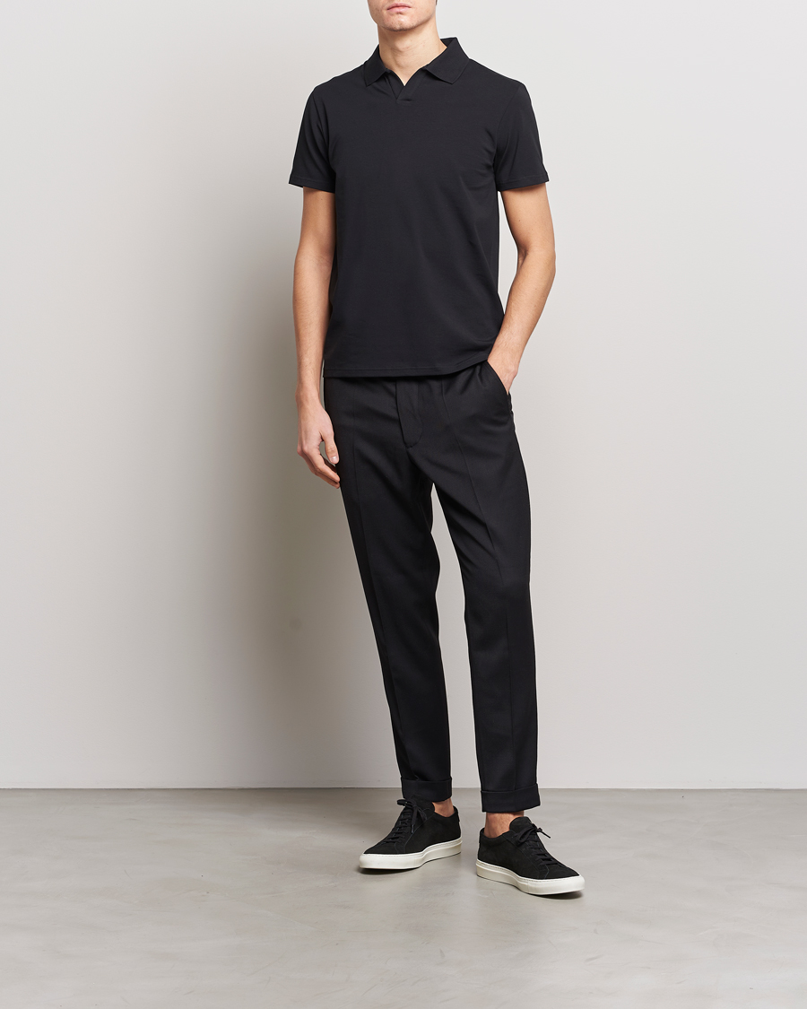 Herre | Business & Beyond | Filippa K | Terry Cropped Trousers Black