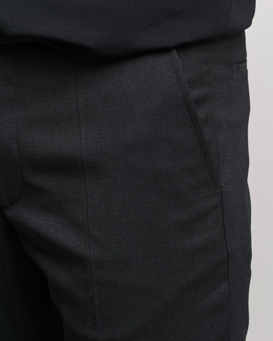 Herre | Bukser | Filippa K | Terry Gabardine Cropped Turn Up Trousers Anthracite