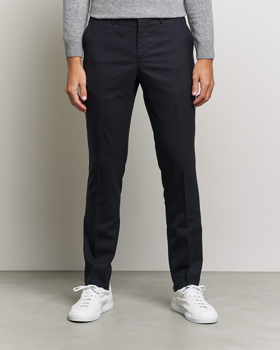 Herre | Afdelinger | Filippa K | Liam Cool Wool Slacks Dark Navy