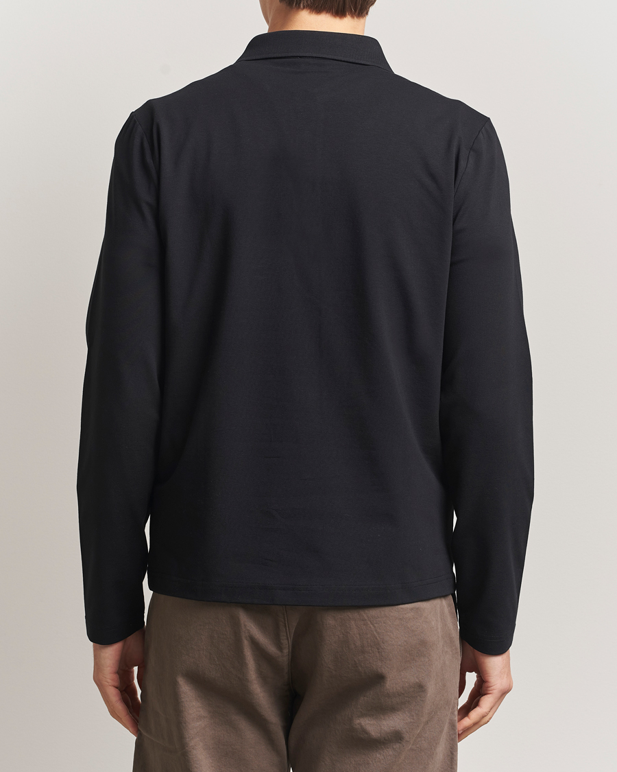 Herre | Polotrøjer | Filippa K | Luke Lycra Poloshirt Black