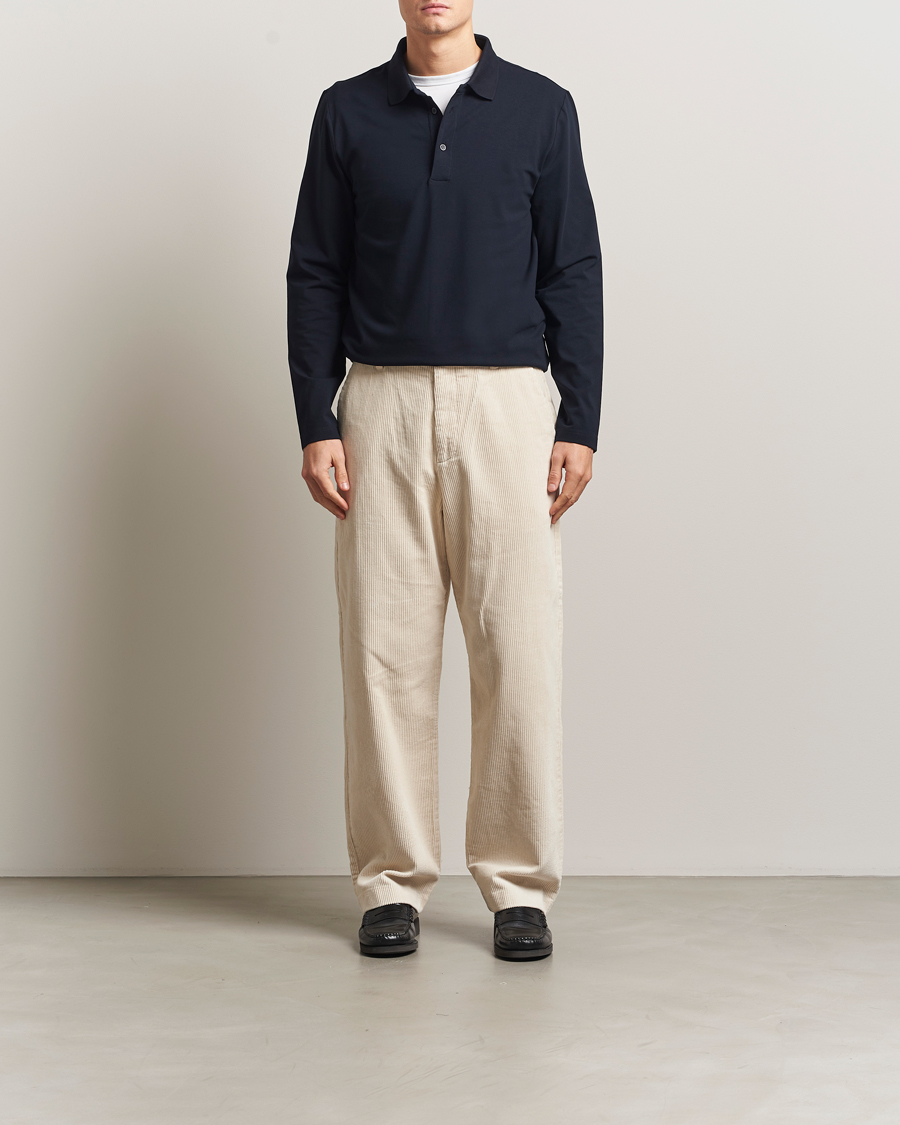 Herre | Polotrøjer | Filippa K | Luke Lycra Poloshirt Navy