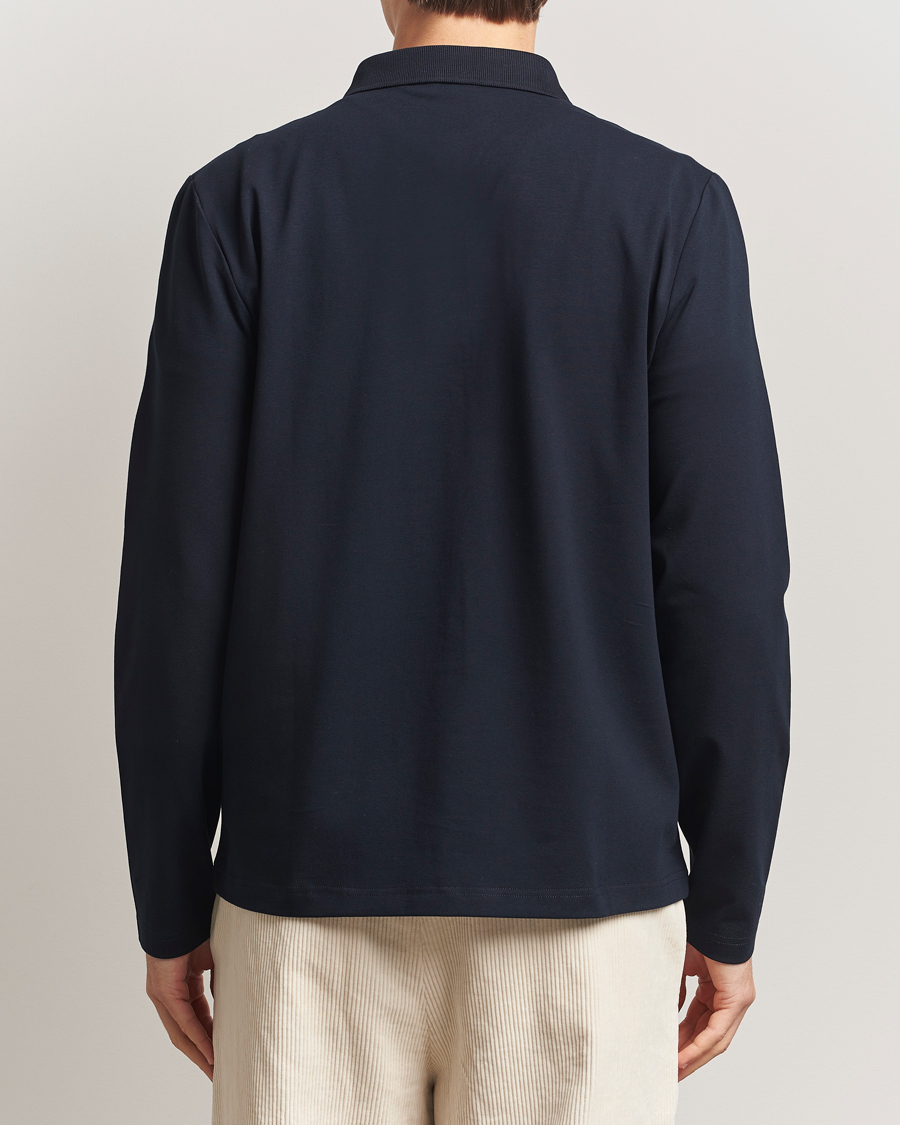 Herre | Polotrøjer | Filippa K | Luke Lycra Poloshirt Navy