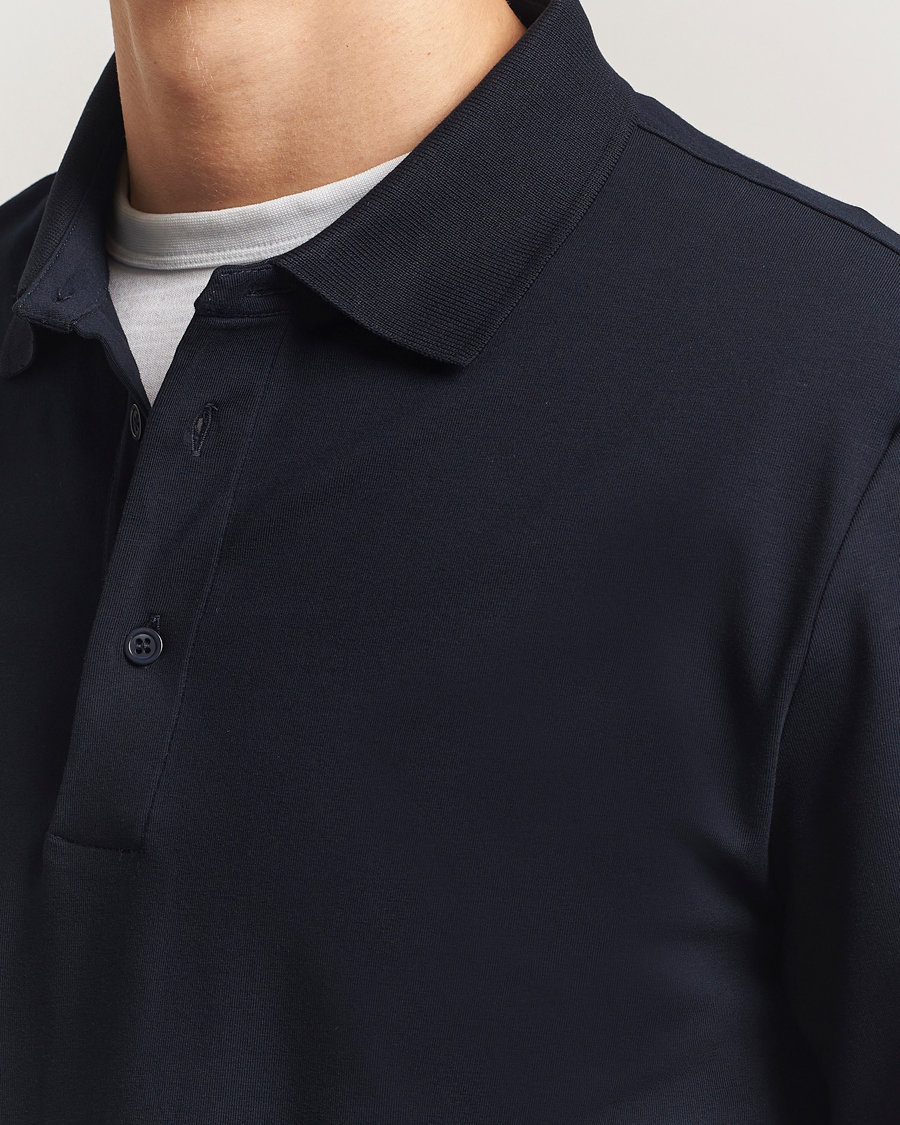 Herre | Polotrøjer | Filippa K | Luke Lycra Poloshirt Navy