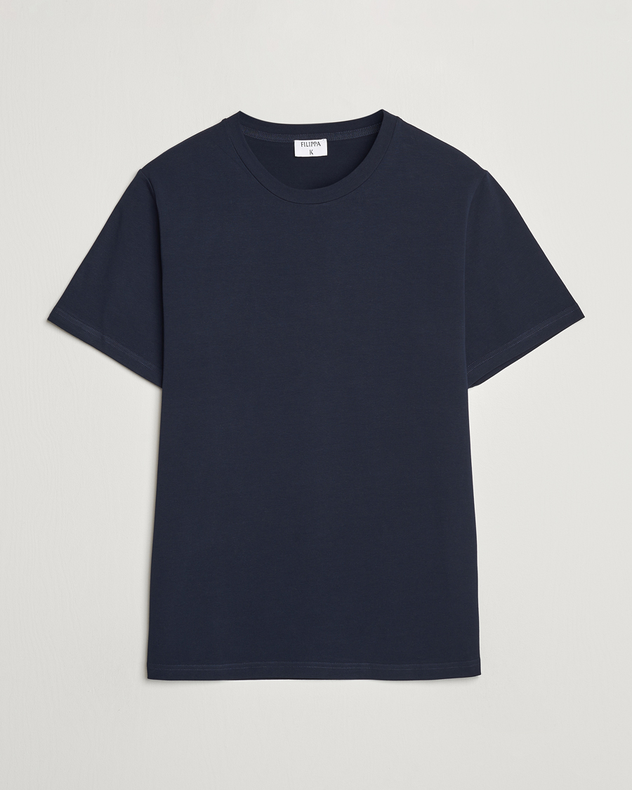 Herre |  | Filippa K | Soft Lycra Tee Navy