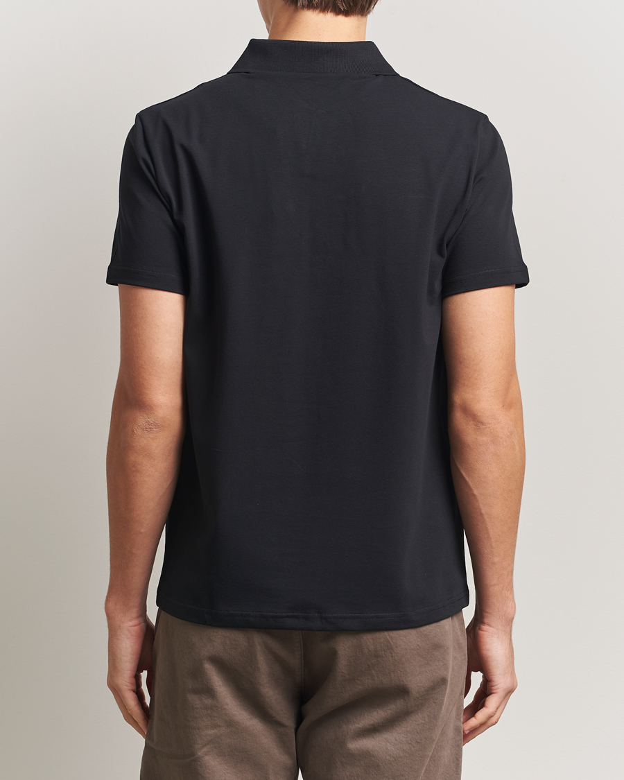 Herre | Polotrøjer | Filippa K | Soft Lycra Polo Tee Black