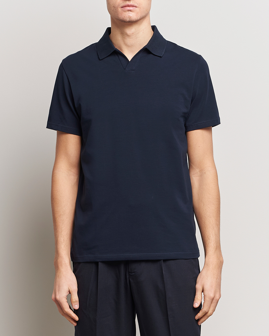 Herre | Afdelinger | Filippa K | Soft Lycra Polo Tee Navy