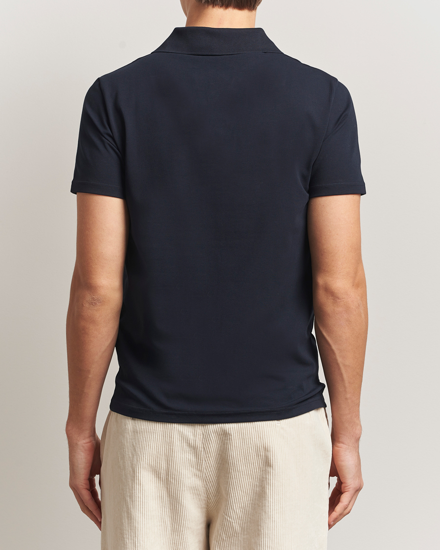 Herre | Polotrøjer | Filippa K | Soft Lycra Polo Tee Navy