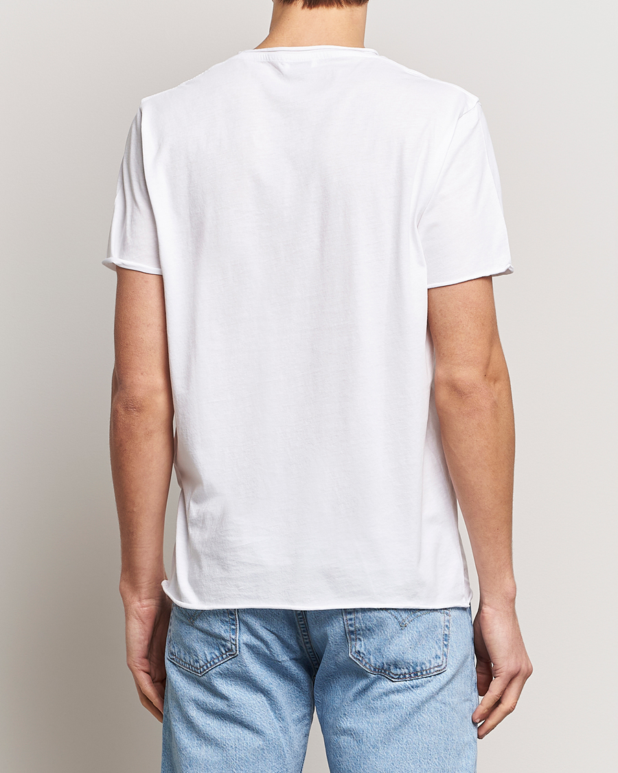 Herre | T-Shirts | Filippa K | Roll Neck Crew Neck Tee White