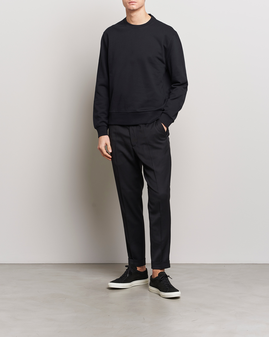 Herre | Trøjer | Filippa K | Gustaf Cotton Sweatshirt Black