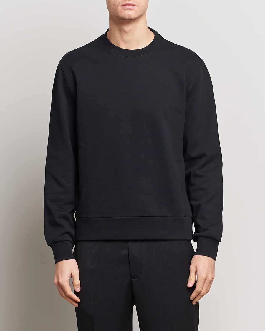 Herre | Trøjer | Filippa K | Gustaf Cotton Sweatshirt Black