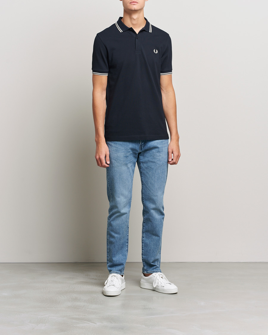 Herre | Polotrøjer | Fred Perry | Twin Tip Polo Navy