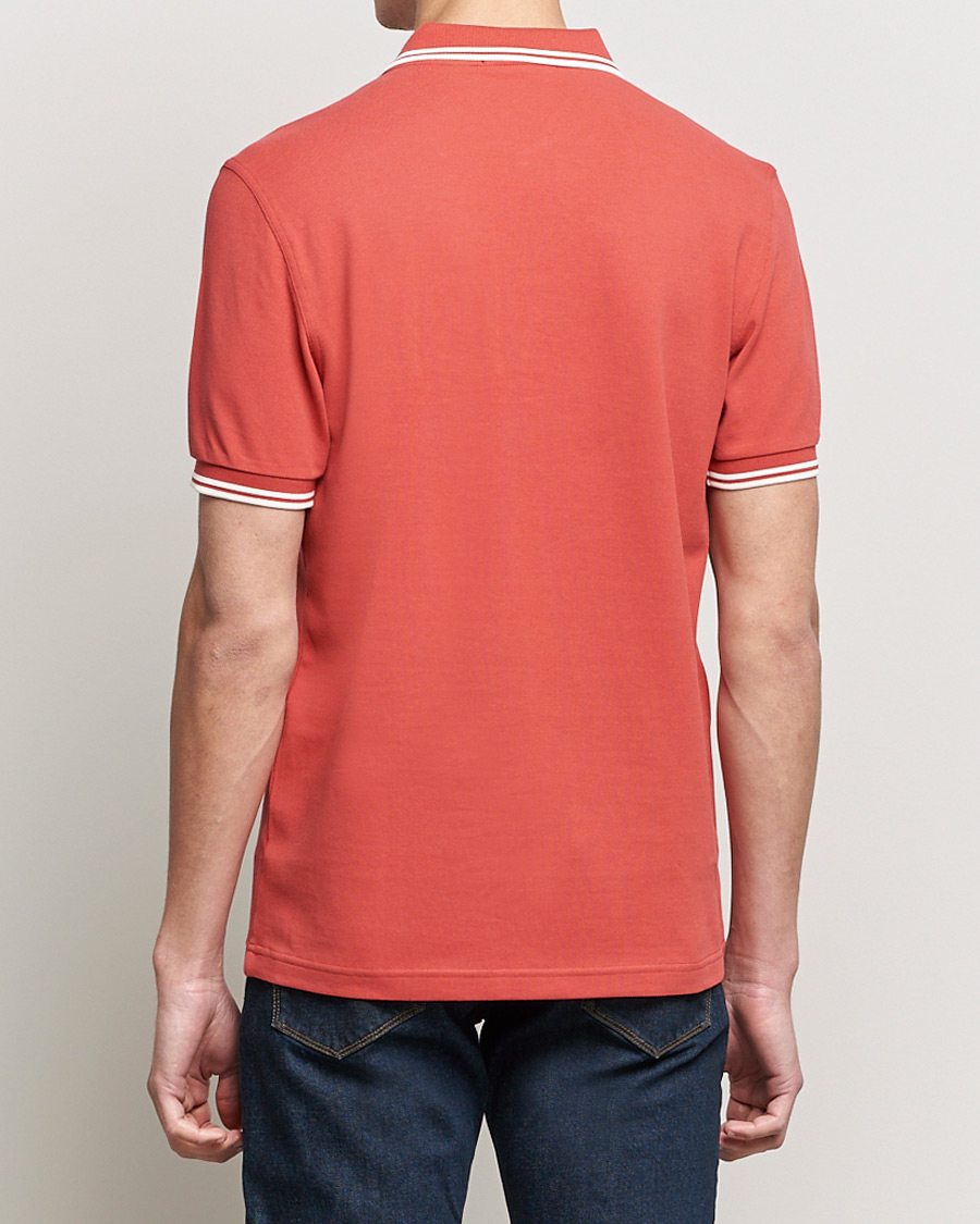 Herre | Polotrøjer | Fred Perry | Twin Tip Polo Washed Red
