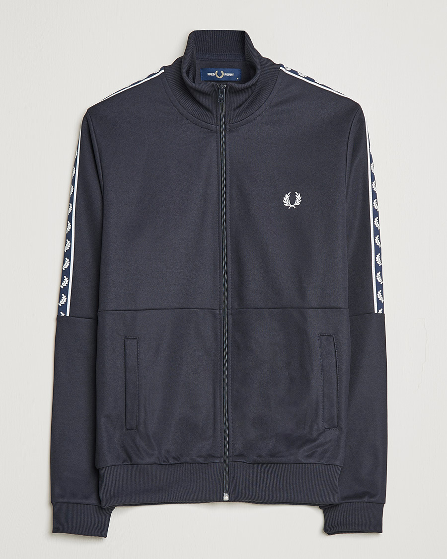 Herre |  | Fred Perry | Pannel Taped Track Jacket Navy