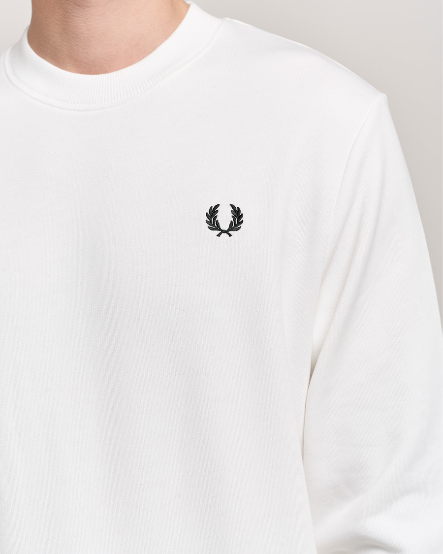 Herre | Trøjer | Fred Perry | Crew Neck Sweatshirt Snow White