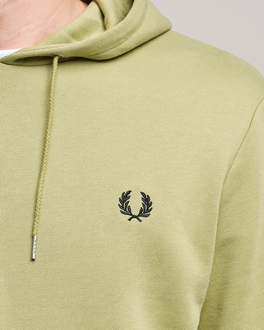 Herre | Trøjer | Fred Perry | Tipped Hooded Sweatshirt Sage Green 