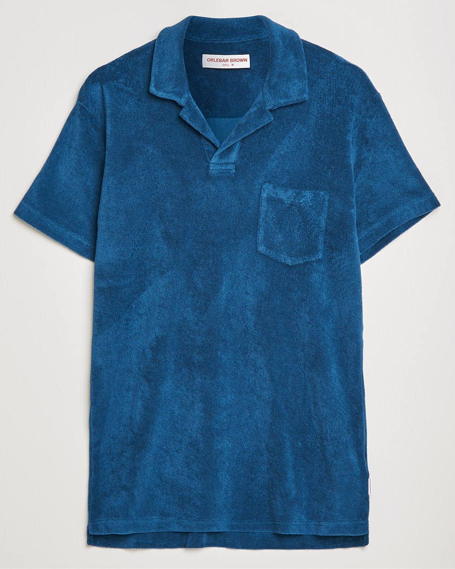 Herre | Polotrøjer | Orlebar Brown | Terry Polo Oceanic Blue