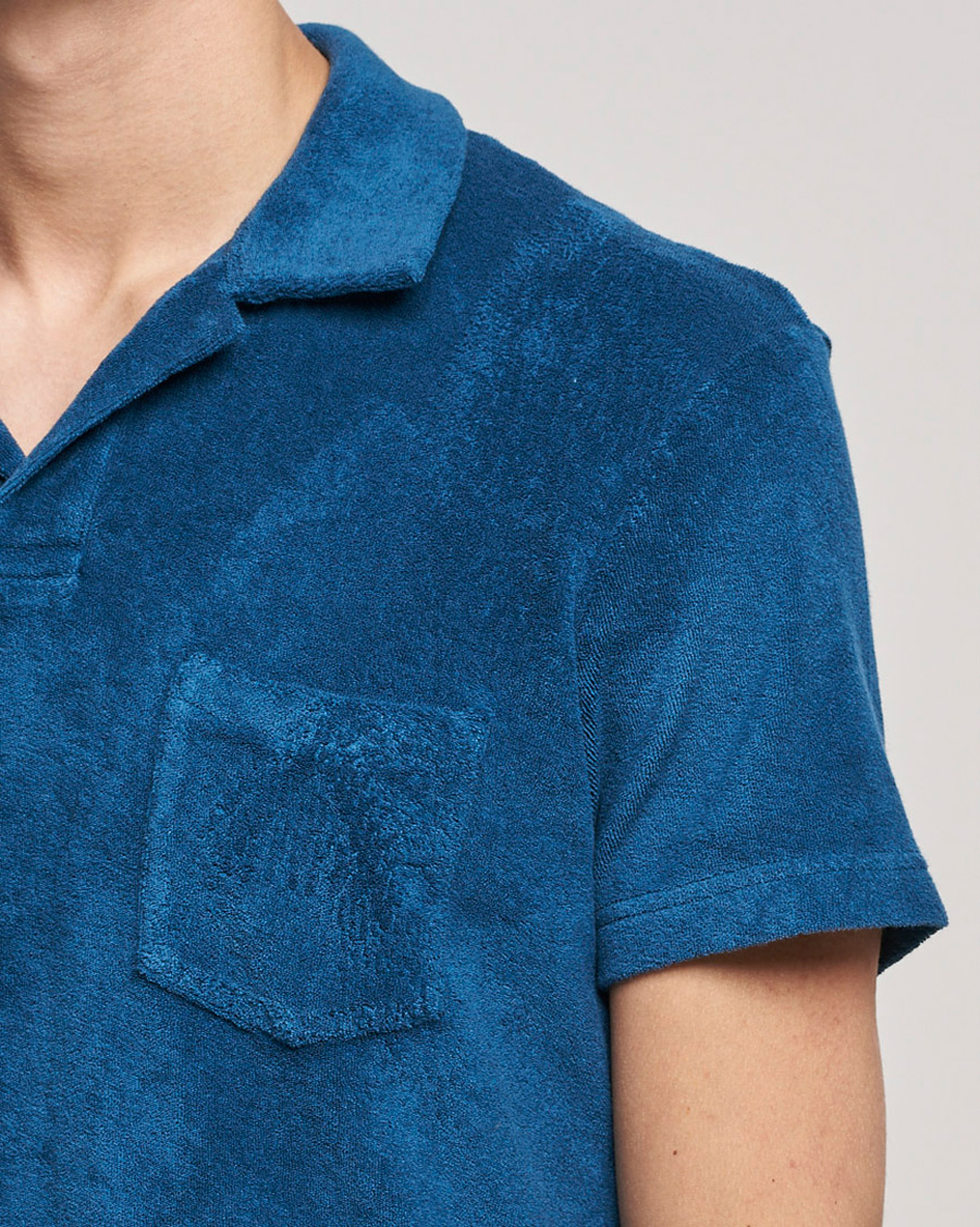 Herre | Polotrøjer | Orlebar Brown | Terry Polo Oceanic Blue