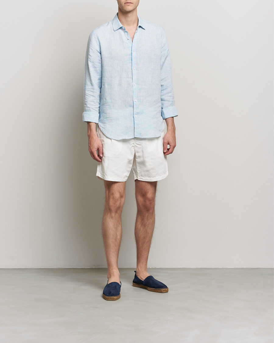 Herre | Shorts | Orlebar Brown | Searose Linen/Cotton Shorts White Sand