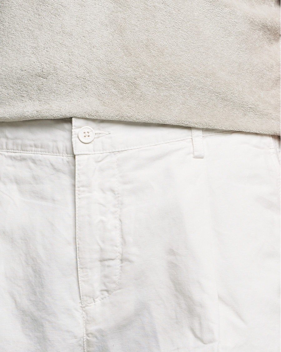 Herre | Bukser | Orlebar Brown | Dunmore Linen/Cotton Trousers White Sand