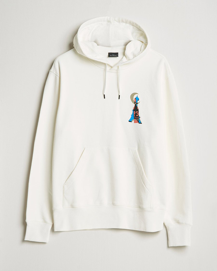 Herre | Trøjer | PS Paul Smith | Souvenir Organic Cotton Hoodie Off White