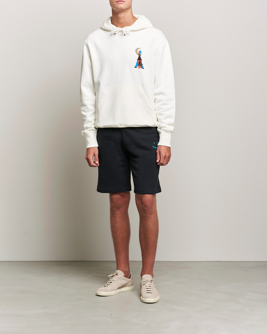 Herre | PS Paul Smith | PS Paul Smith | Souvenir Organic Cotton Hoodie Off White