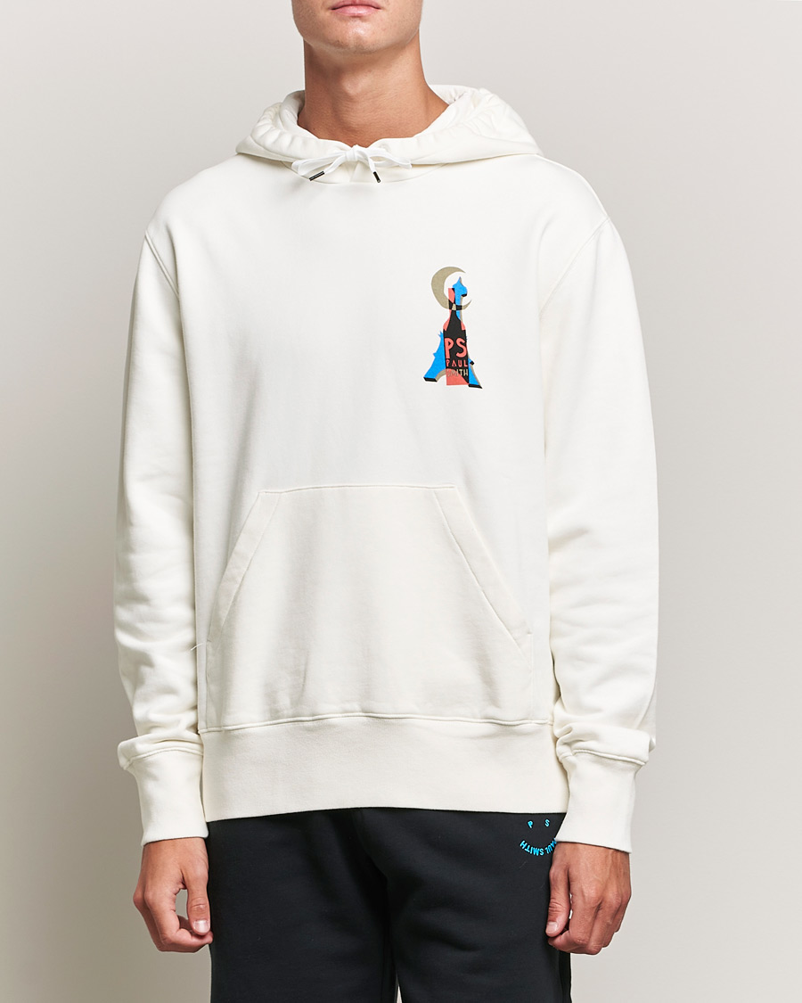 Herre | Trøjer | PS Paul Smith | Souvenir Organic Cotton Hoodie Off White