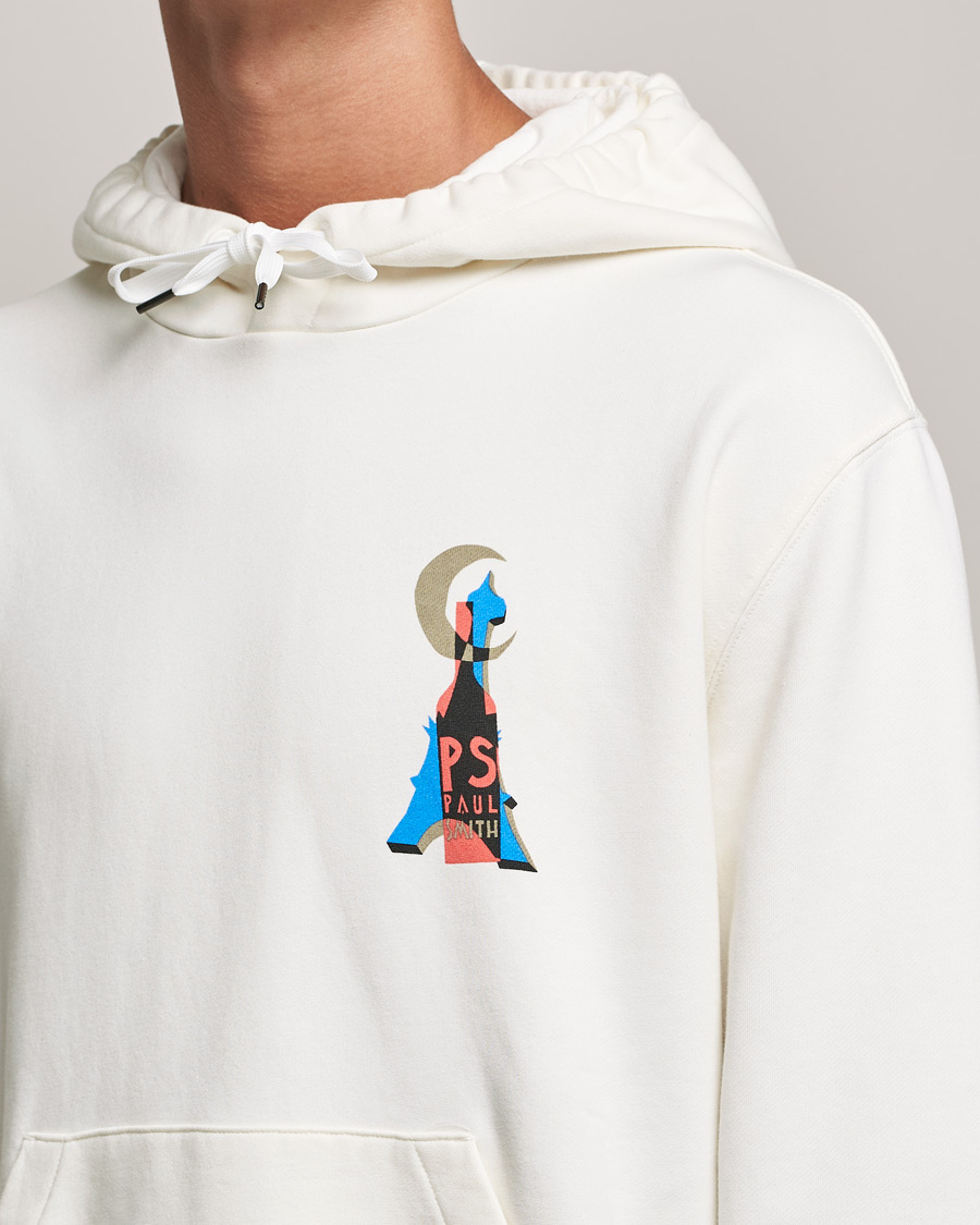 Herre | Trøjer | PS Paul Smith | Souvenir Organic Cotton Hoodie Off White