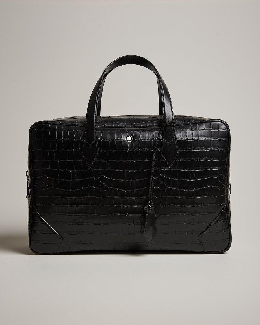 Herre | Montblanc Meisterstück Selection Leather Duffle Black | Montblanc | Meisterstück Selection Leather Duffle Black