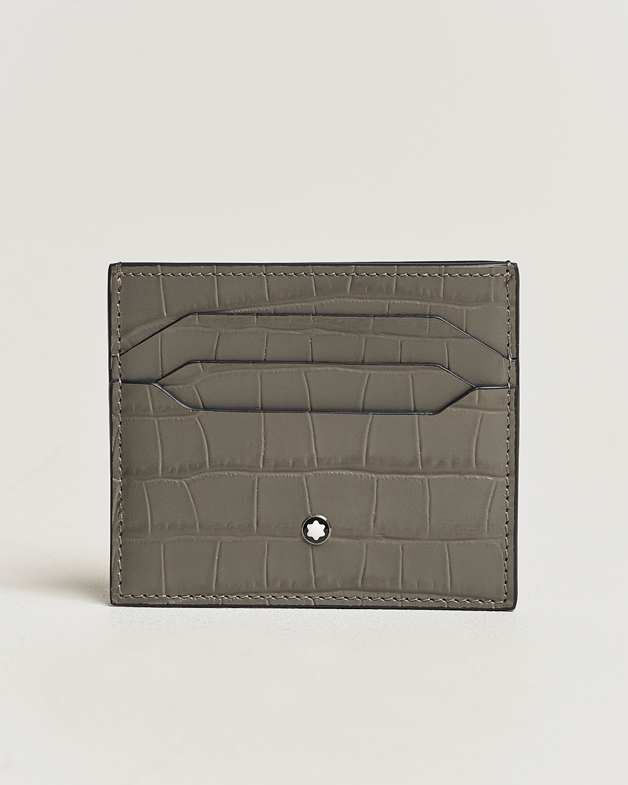 Herre | Montblanc Meisterstück Selection Card Holder 6cc Grey | Montblanc | Meisterstück Selection Card Holder 6cc Grey